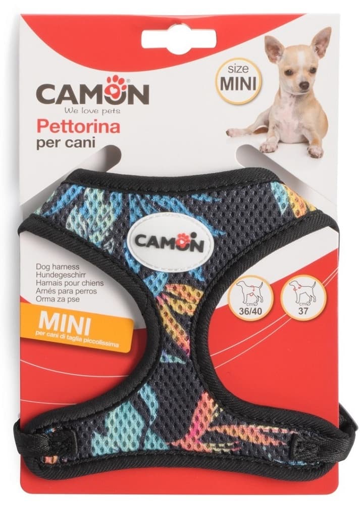 Camon Adjustable harness with leash for mini size dogs